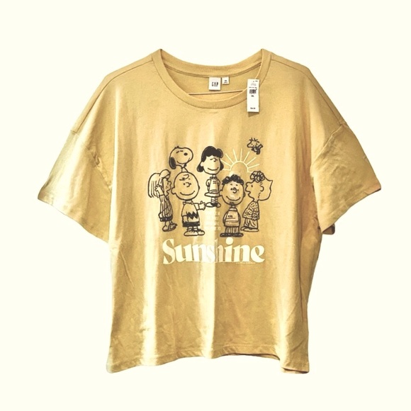 GAP Tops - Gap Snoopy Sunshine Tee, XXL, NWT